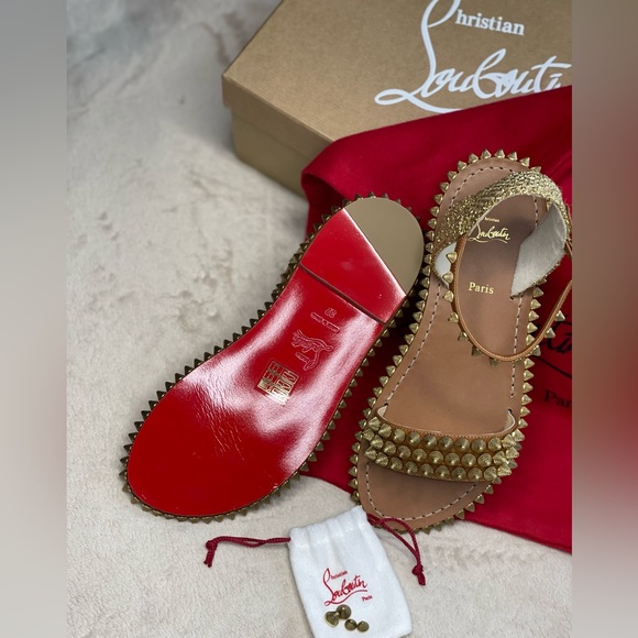 Spikes sandals Christian Louboutin NEW - Picture 4 of 5